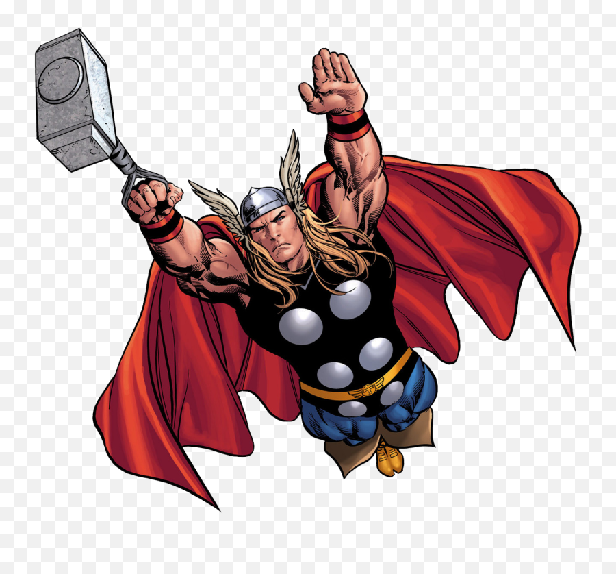 Thors Hammer Clipart - Thor Flying With Hammer Png,Hammer Clipart Png -  free transparent png images 