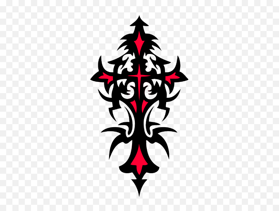 Cross Tattoos - Tribal Cross Png,Cross Tattoo Png