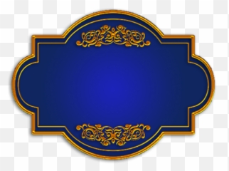 Download Blue Gold Title Board - Emblem png