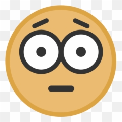 Yellow Shocked Face Graphic Picmonkey Graphics - Adesivo Redondo Emoji png