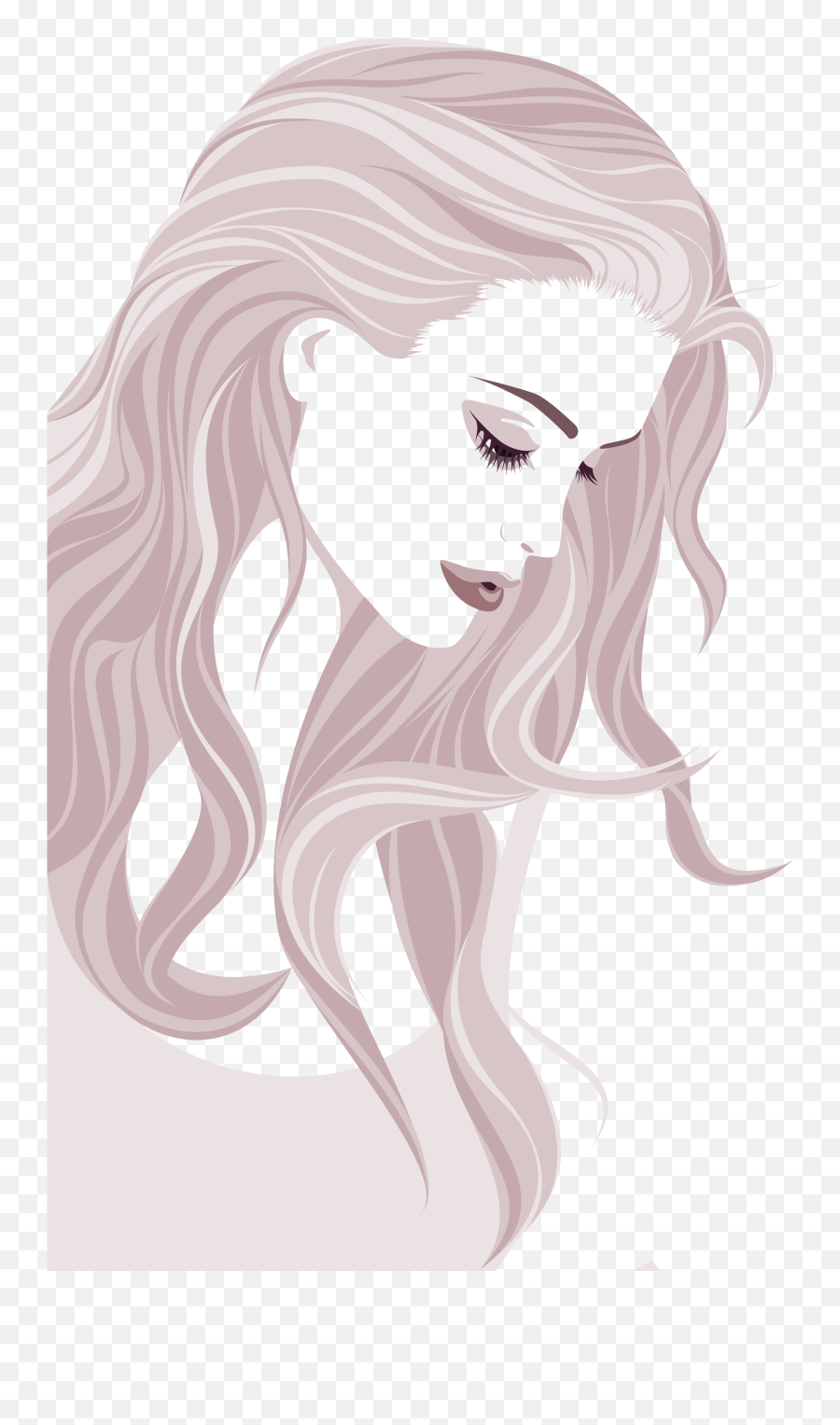 Download Banner Royalty Free Stock Beauty Vector Woman - Beauty Girl Png Vector,Hairstyle Png