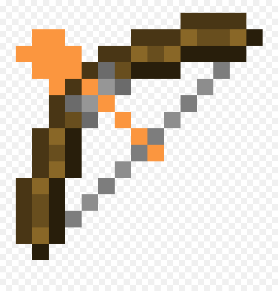 Diamond Pickaxe Png - Minecraft Bow,Minecraft Bow Png
