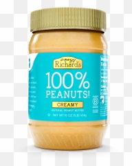 Natural Nut Butter Products Crazy Richardu0027s - Crazy Creamy Peanut Butter Nutrition Png,Peanut Butter Transparent
