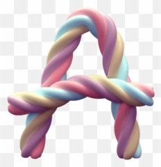 Buy Marshmallow Twist Font Yummy Typeface From Marshmallows - Marshmallow Typography Png,Marshmallows Png