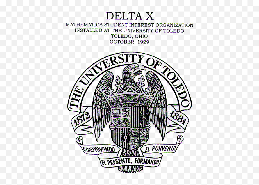 Delta X Mathematics Club - University Of Toledo Seal Png,University Of Toledo Logo
