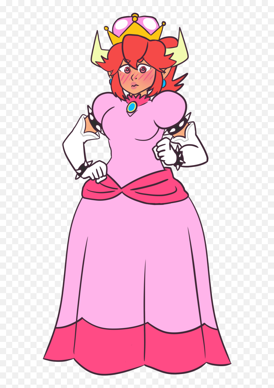 Princess Bowsette Maximum Nightmare - Illustrations Art Street Fictional Character Png,Bowsette Png