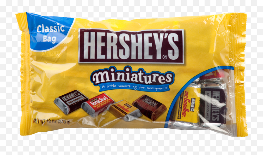 Hershey Chocolate Miniatures - Hershey Mini Transparent Hershey Chocolate Miniatures Png,Hershey Kiss Logo