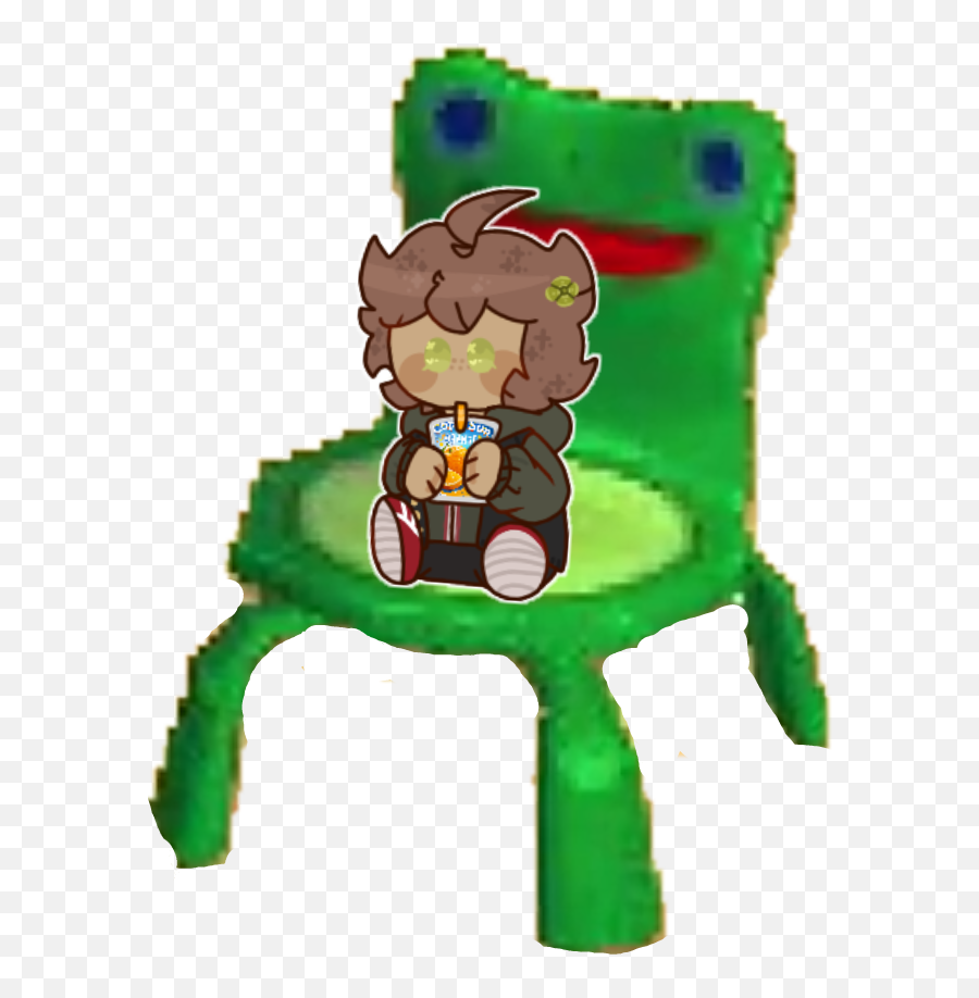 Discord Request Makoto In Da Froggy Chair Drinking A - Fictional Character Png,Capri Sun Png