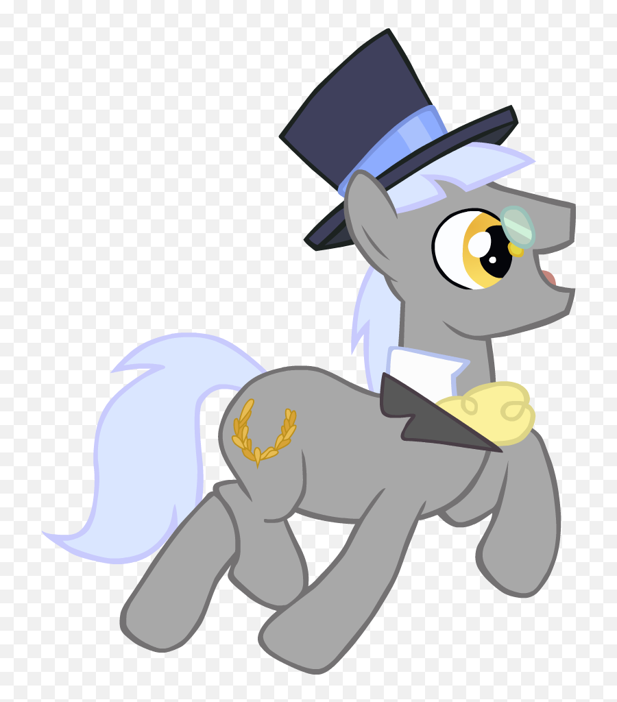 43553 - Caesar Hat Male Monocle And Top Hat Pony Safe Mlp Caesar Png,Monocle Transparent Background