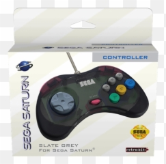 Retro - Bit Official Sega Saturn Controller Slate Gray transparent png