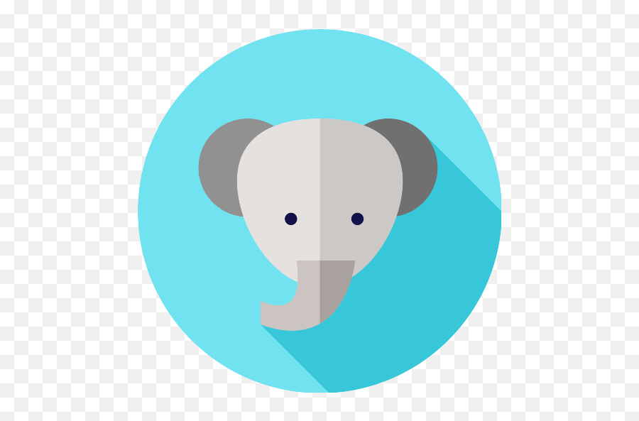 Elephant Head Vector Svg Icon 3 - Png Repo Free Png Icons Animals Icon Circle Transparent,Elephant Head Png