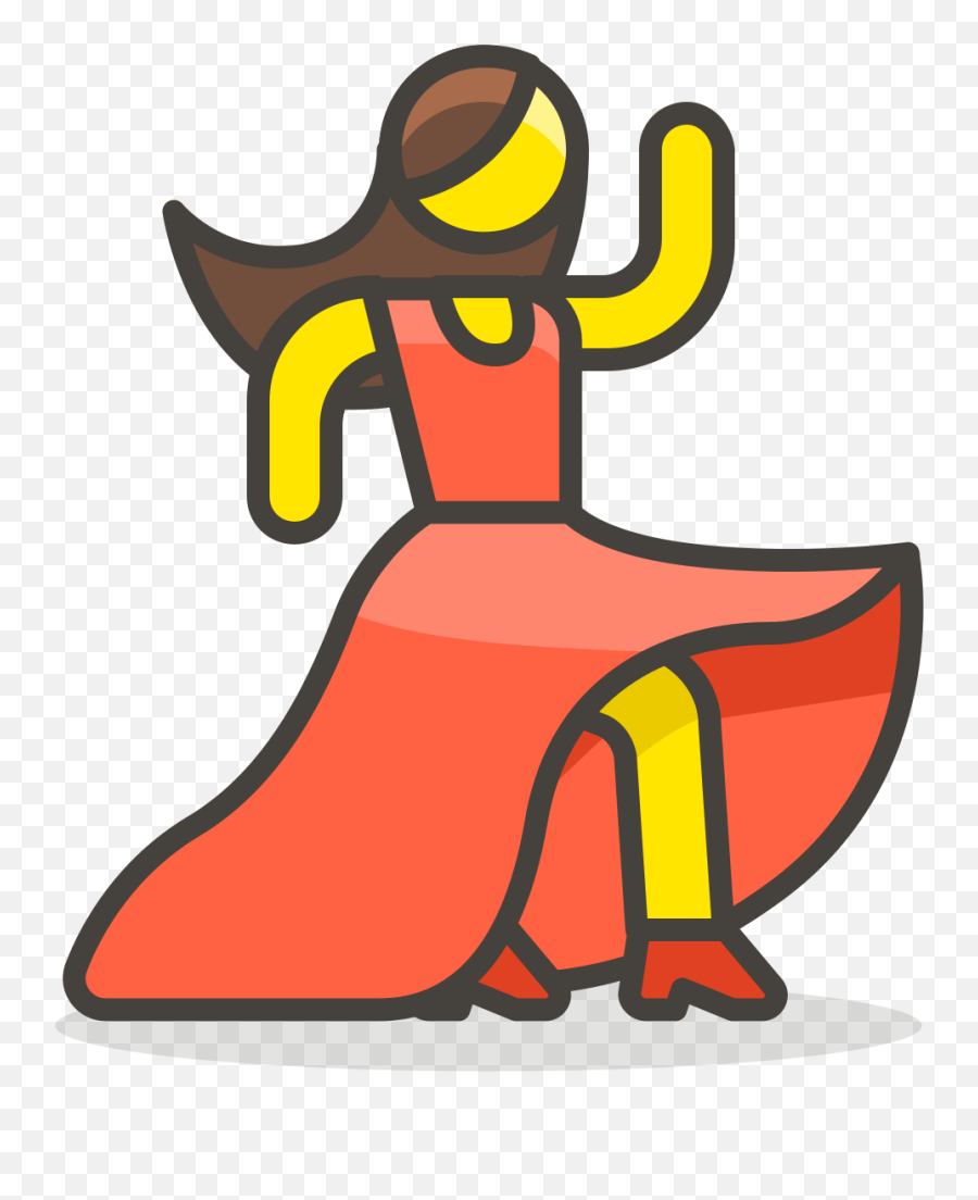 266 - Dibujo De Baile Emoji Png,Dancing Emoji Png