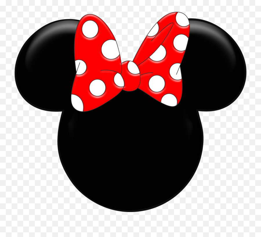 Free Minnie Mouse Head Png Download - Minnie Mouse Head,Minnie Mouse Face Png