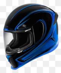 Airframe Pro Halo Blue Full Face Helmet - Motorcycle png