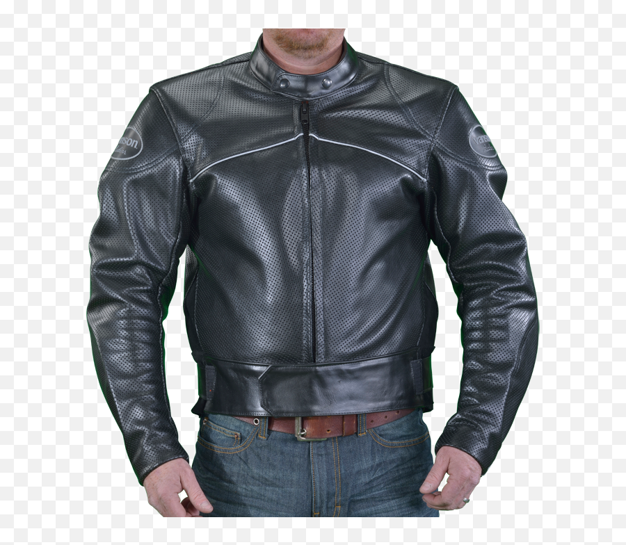 Hurricane Mk2 - Black Properf Competition Leather Sportrider Long Sleeve Png,Icon Motorcycle Vest Armor