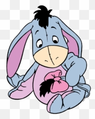 Download Hd Baby Pooh Clip Art Disney - Baby Eeyore Winnie The Pooh Png,Eeyore Transparent