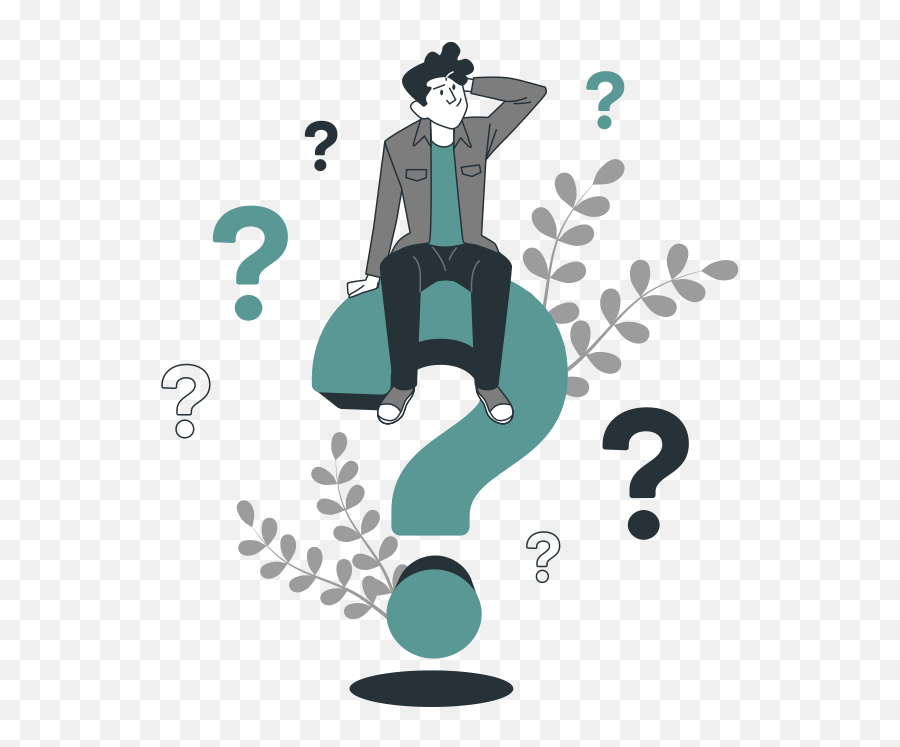 Questions By Freepik Storyset Svg Png Illustrationpeople - Question Illustration,Question Mark Icon Flat