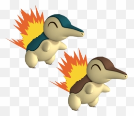 155 Cyndaquil - Cyndaquil Pokemon 3d Transparent Png,Cyndaquil Png