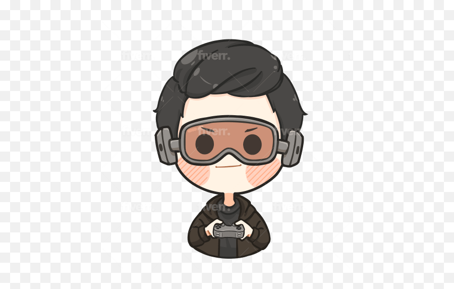 Draw You A Chibi Icon In 24 Hours - Eyeglass Style Png,W.a.m Dance Icon Indonesia