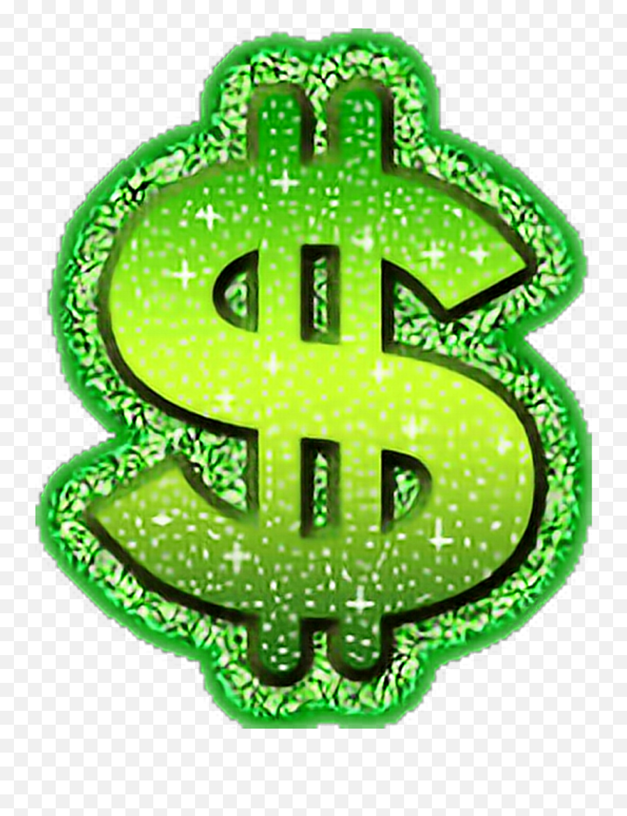 Download Money Sticker - Green Dollar Signs Png Image With Dollar Sign,Green Dollar Sign Icon