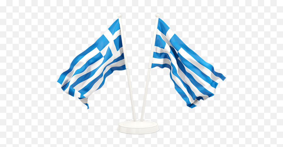 Two Waving Flags Illustration Of Flag Greece - Waving Liberia Flag Png,Waving American Flag Icon