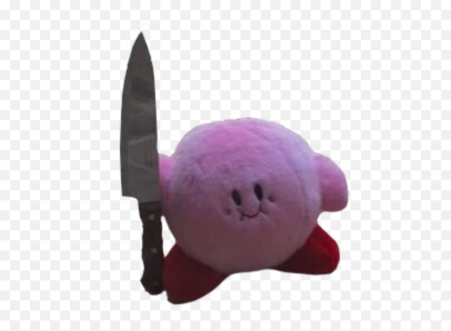 Transparent - Kirby Holding A Knife Png,Knife Transparent