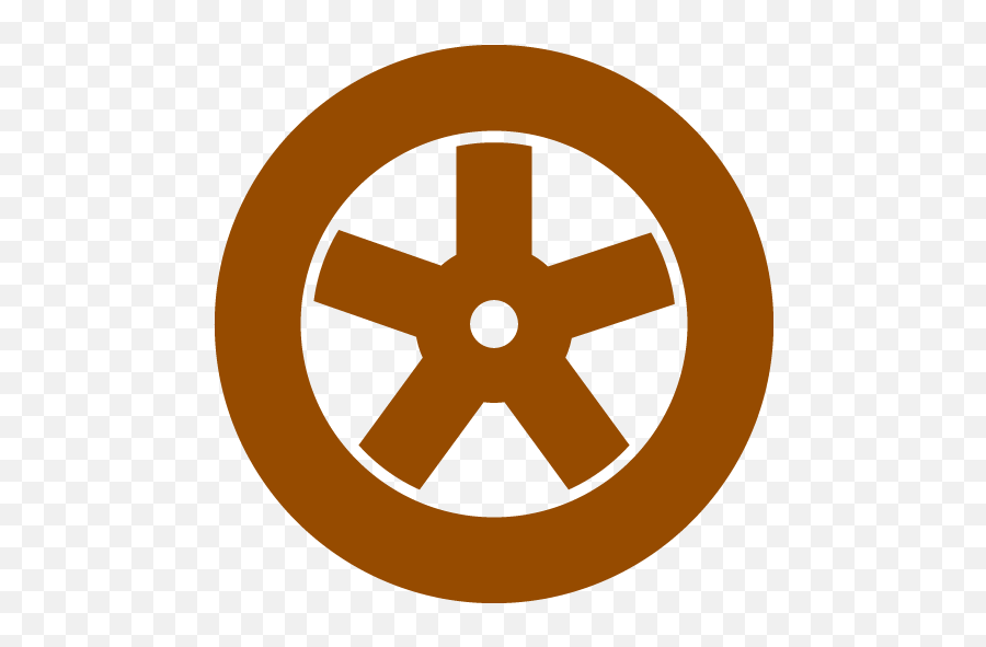Brown Wheel 3 Icon - Free Brown Wheel Icons Vector Car Wheel Png,Tf2 Icon