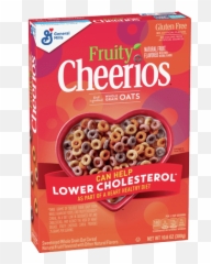Fruity Cheerios Gluten Free Family Cereal - png