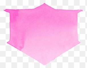 7 Pink Watercolor Label Png Transparent Onlygfxcom - Paper,Labels Png