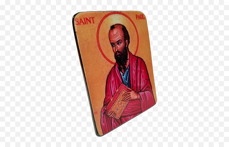 Holy Land Icon Saint Paul Hand Carved Serpentine Stone - Art Png,Land Icon