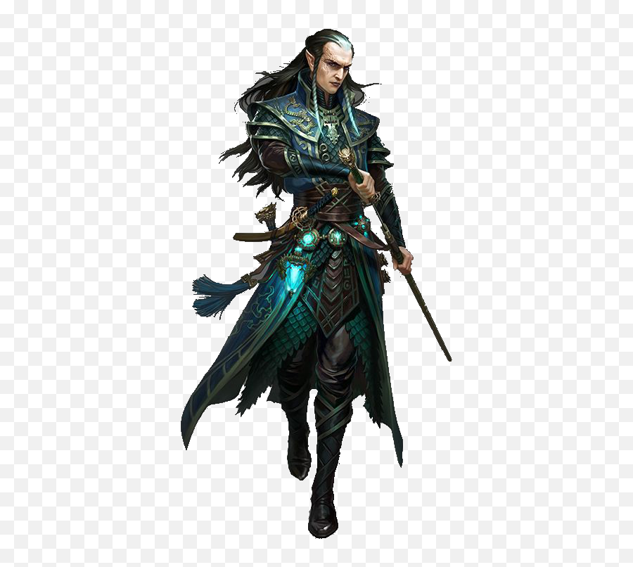 Elf Male Transparent Png Clipart Free - Pathfinder Half Elf,Sorcerer Png