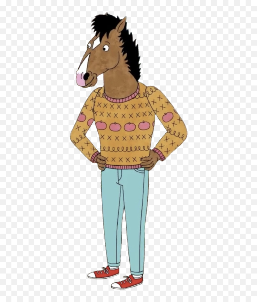 Check Out This Transparent Bojack Horseman Wearing A Sweater - Bojack Horseman Young Png,Horseman Icon