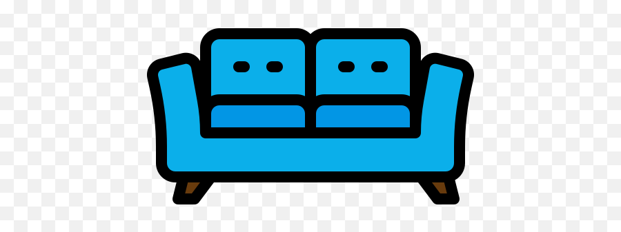 Sofa - Free Furniture And Household Icons Available Png,Couch Icon Png