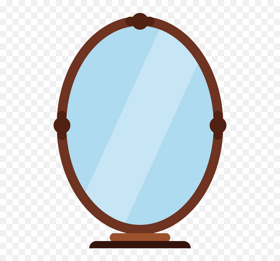Flat Icon Mirror Clipart Transparent - Clipart World Mirror Vectorstock Png,Mirror Icon