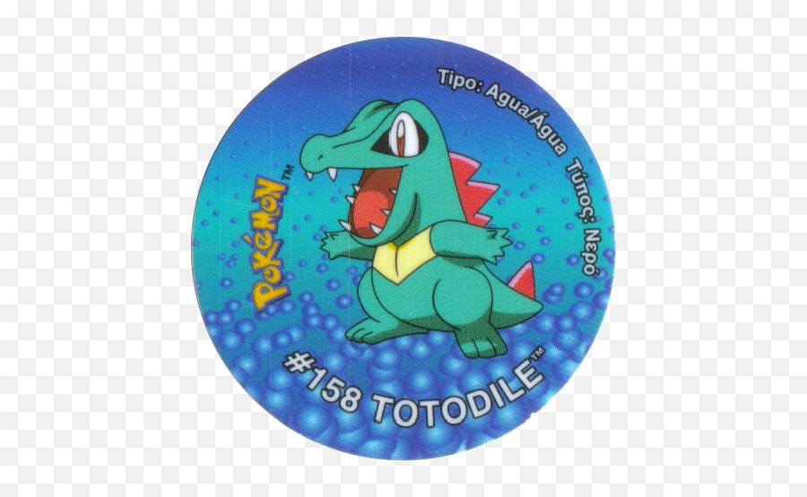 Tazos U003e Pokémon Tazo 3 Png Totodile