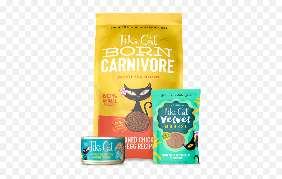 Tiki Pets - Tiki Cat U0026 Tiki Dog Say Aloha To Real Food Tiki Cat Dry Food Png,Caterpillar Brand Icon