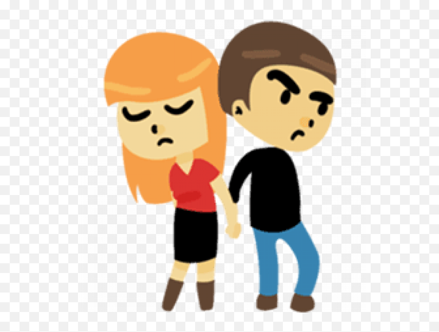 Png Images Transparent Clipart - Angry Couple Sticker,Angry Png