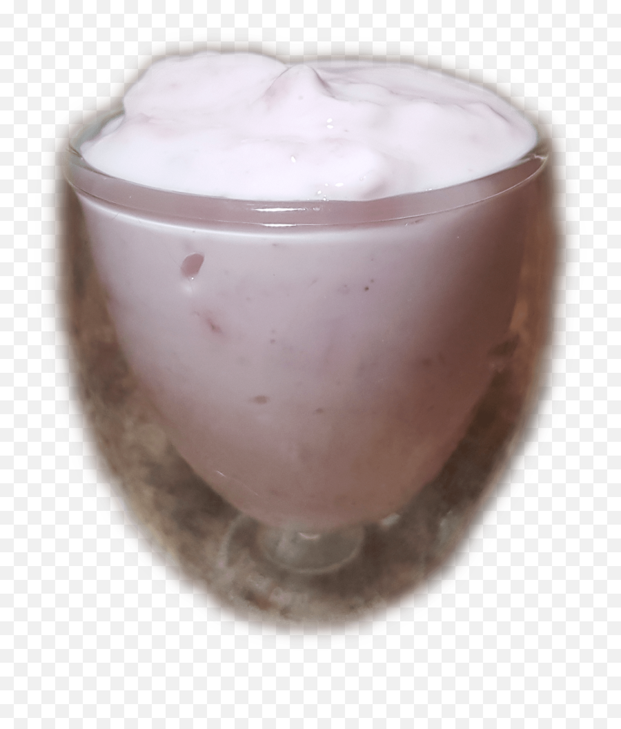 Download Hd Homemade Yogurt Strawberry - Milkshake Png,Yogurt Png