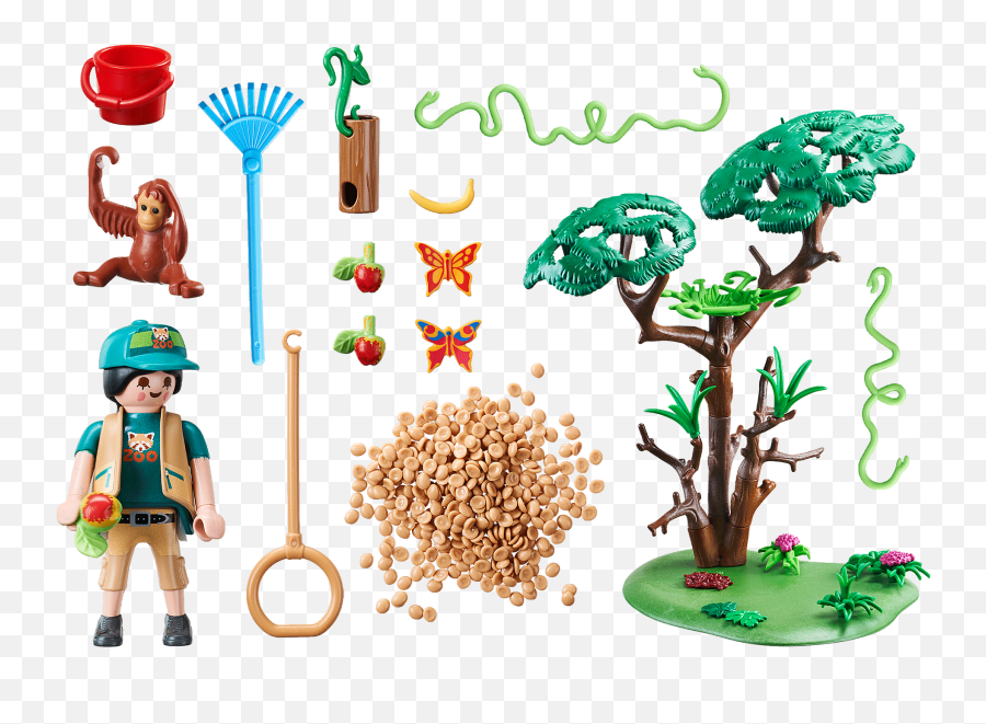 70345 - Family Fun Orangutans In A Tree Boite Playmobil 70345 Png,Orangutan Icon