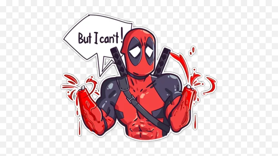 Sticker Maker - Deadpool Deadpool Stickers Whatsapp Png,Deadpool Png