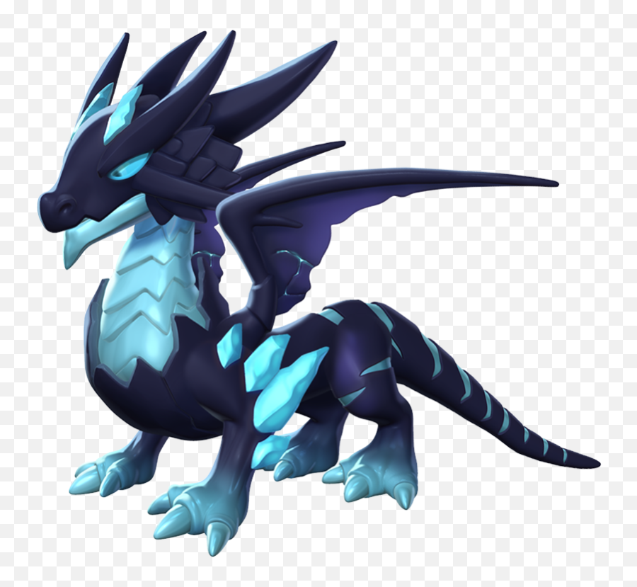 Dark Ice Dragon - Dragon Mania Legends Dark Dragon Png,Dragon Png Transparent