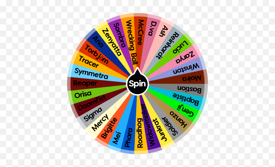 Overwatch Character Spin The Wheel App - Circle Png,Doomfist Png