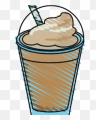 Milkshake Clipart Whipped Cream Png - Doodle Shake