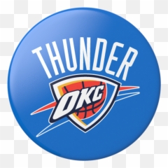 Popsockets Okc Thunder Phone Grip In Black - Oklahoma City png