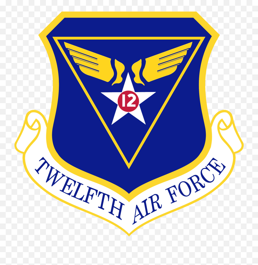 12th Air Force Shield Transparent Background - Us Air Forces Africa Png,Present Transparent Background