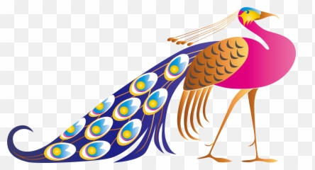 Clipart Vector Peacock - Png Download Full Size Clipart Free Clip Art Peacock,Peacock Png