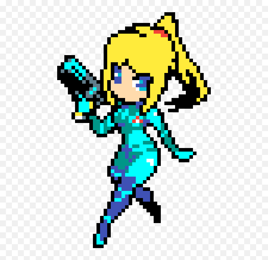 Zero Suit Samus - Samus Aran Pixel Art Png,Zero Suit Samus Png