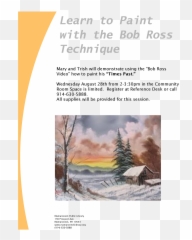 Learn To Paint With Bob Ross - Funny Backgrounds Png,Bob Ross Png
