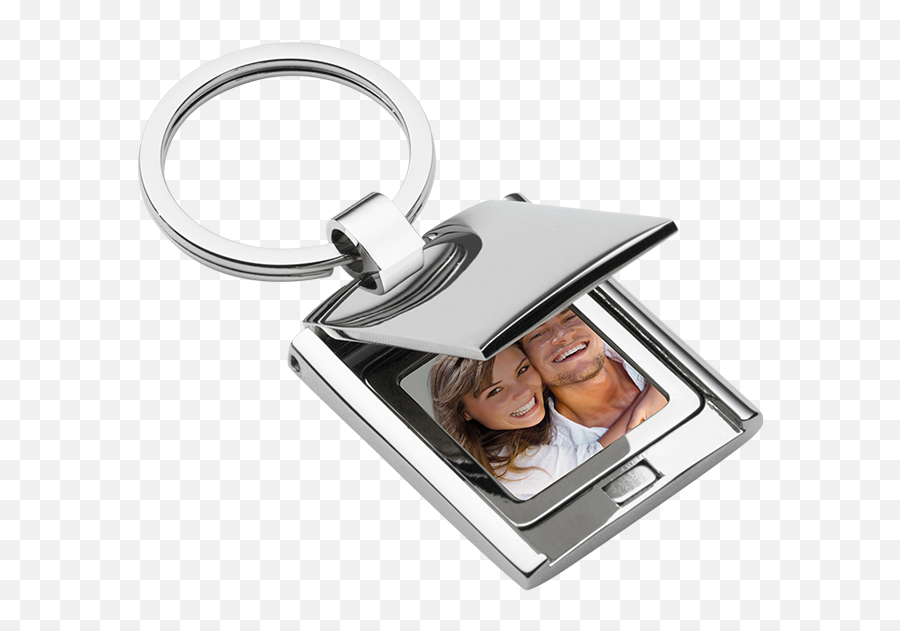 Keychain With Photo Frame For Gifting - Keyholders Png,Keychain Png