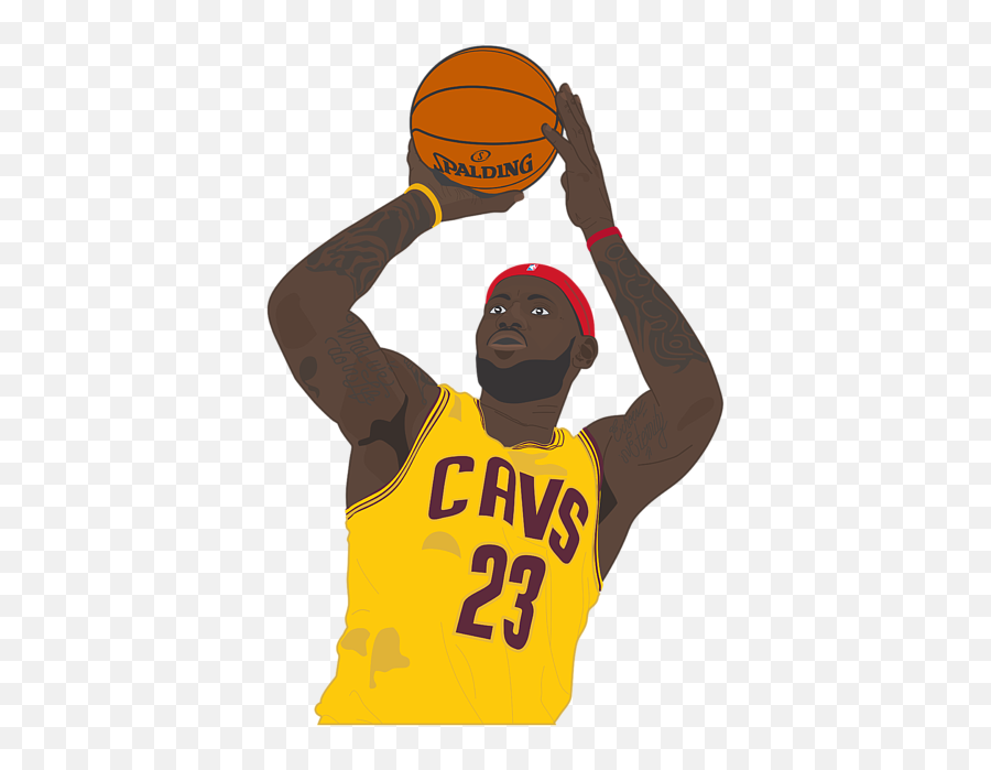 Cleveland Cavaliers - Lebron James 2014 Tshirt Basketball Moves Png,Lebron James Transparent Background
